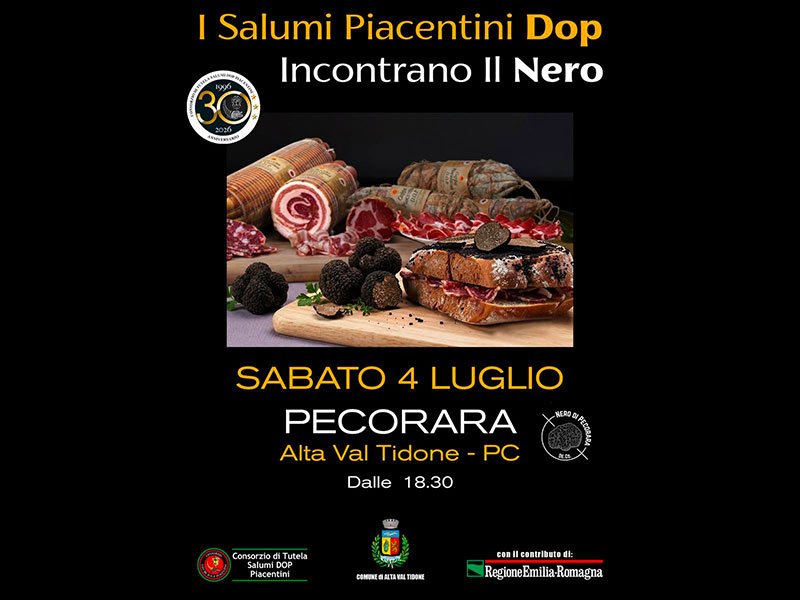 I salumi piacentini PDO incontrano il Nero di Pecorara