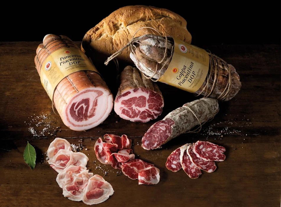 Coppa Piacentina DOP, Pancetta Piacentina DOP e Salame Piacentino DOP